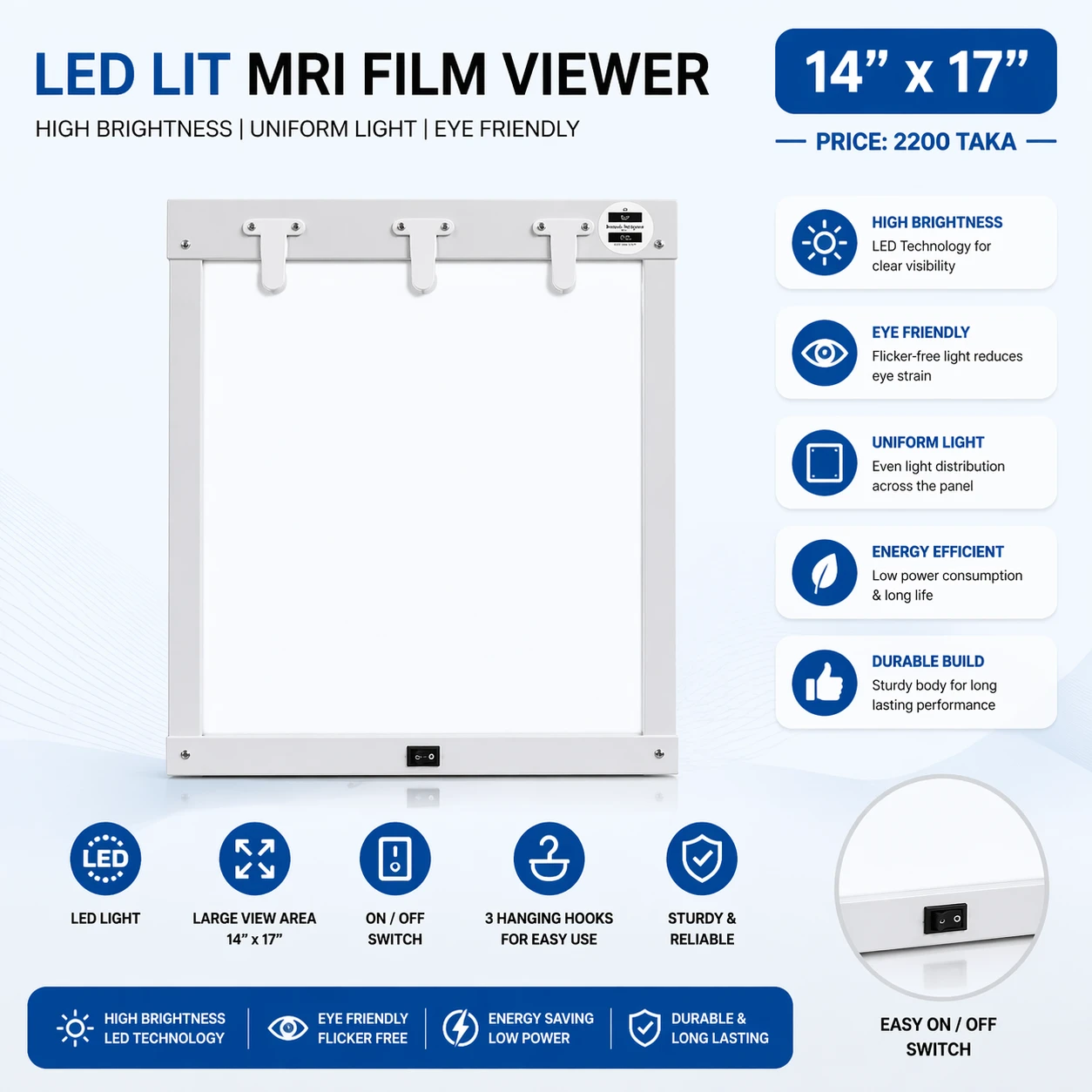 MRI film View Box
